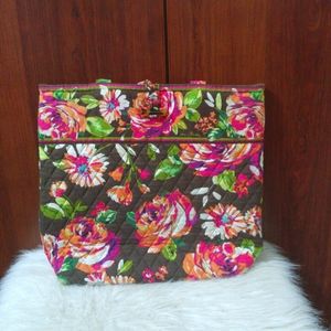 Vera Bradley English Rose Toggle Tote